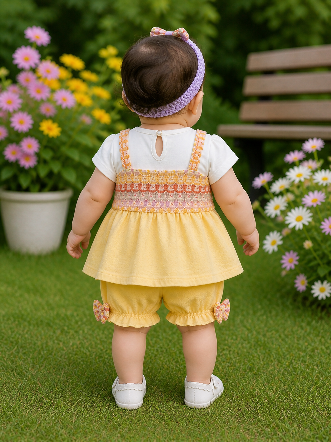 Baby Girls Summer Dress Set 2 Piece Suit