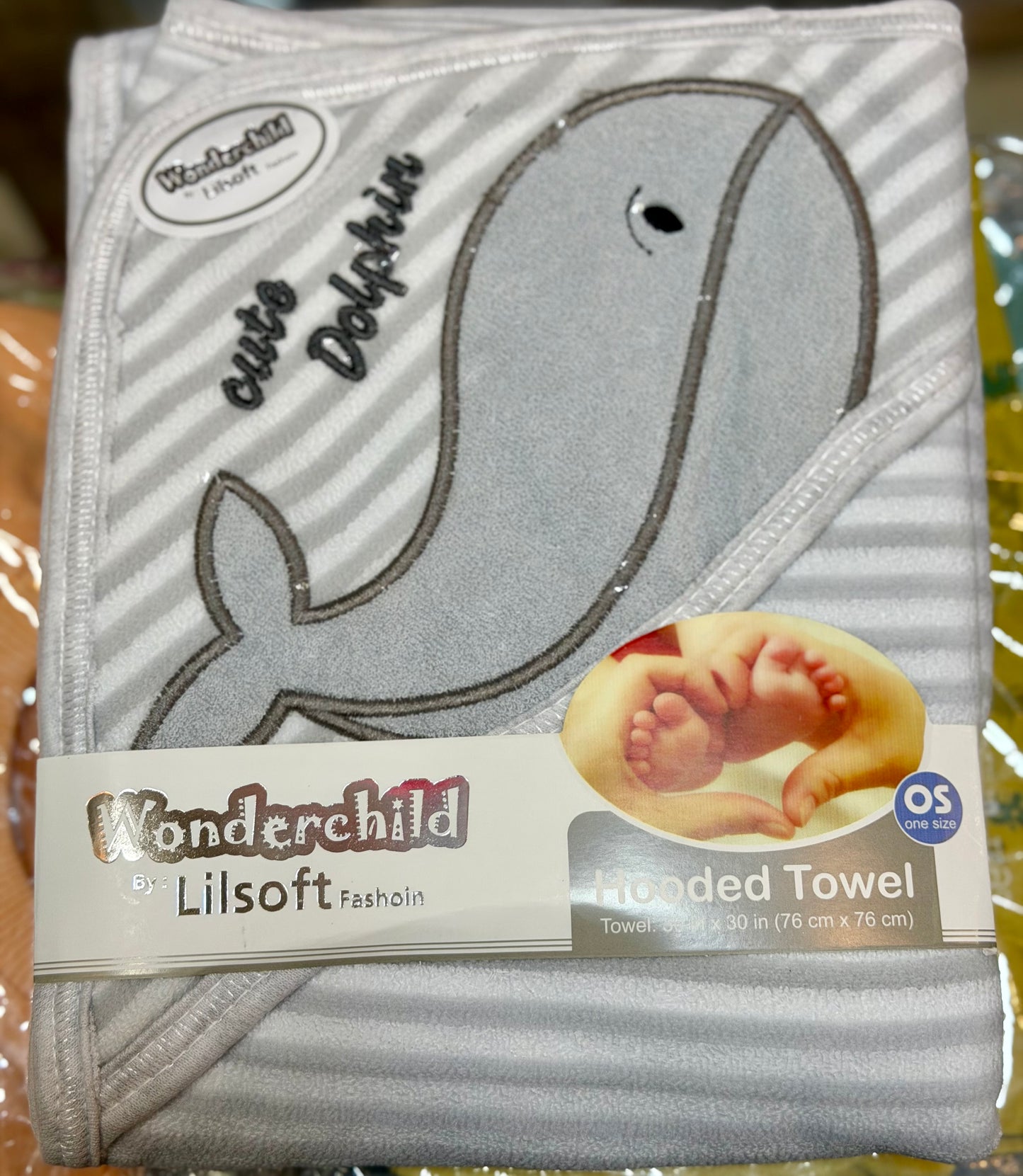 Wonderchild Baby Hooded Bath Towel (0–9 Months)