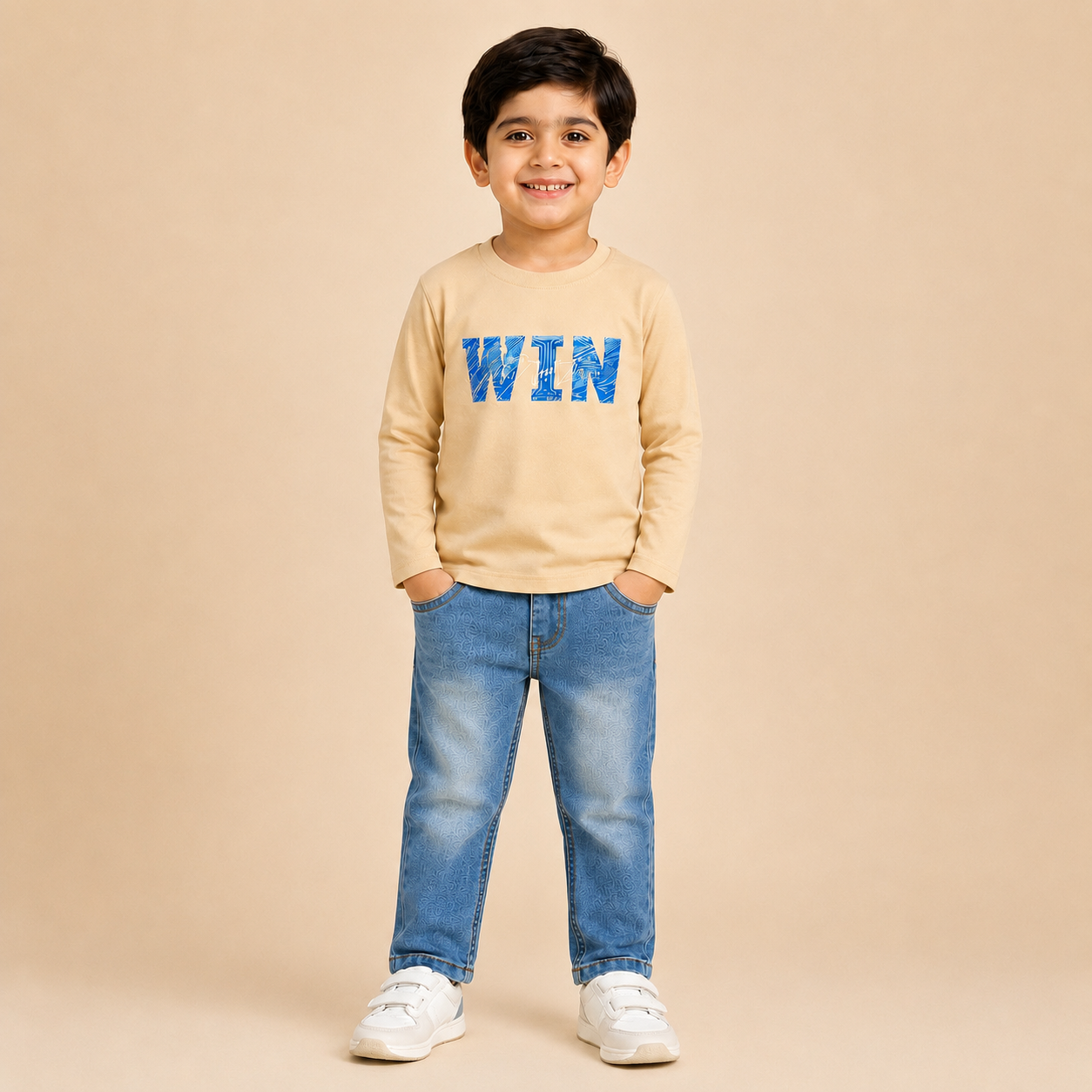 Boys Full Sleeve Denim Set | 1–5 Years
