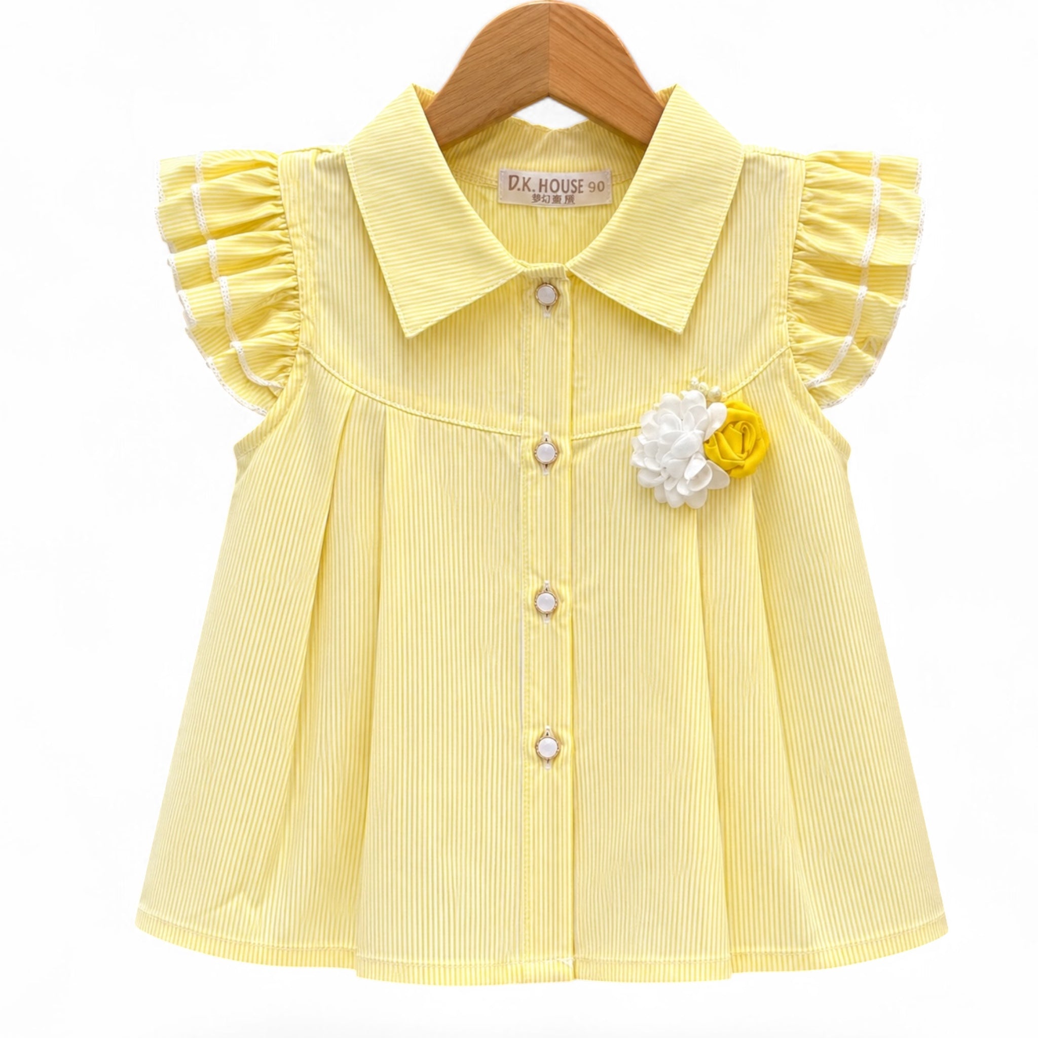 Baby Girl Stylish Summer Dress Set | Soft Cotton Top & Shorts