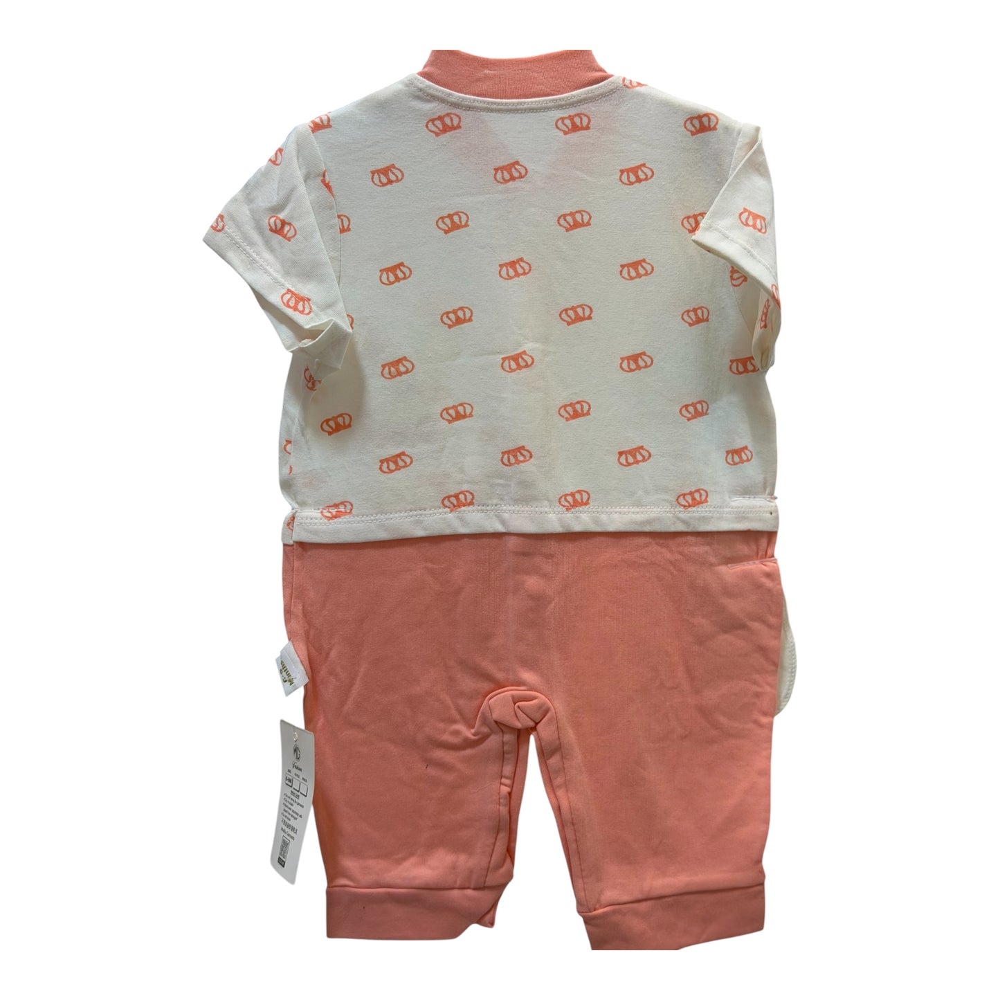 Turkish Style Baby Romper with Mittens and Cap(0-9Months)
