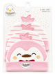 3 Piece Baby Hat Set – Soft Cotton Newborn Caps (0–3 Months) | 4 Colors Available