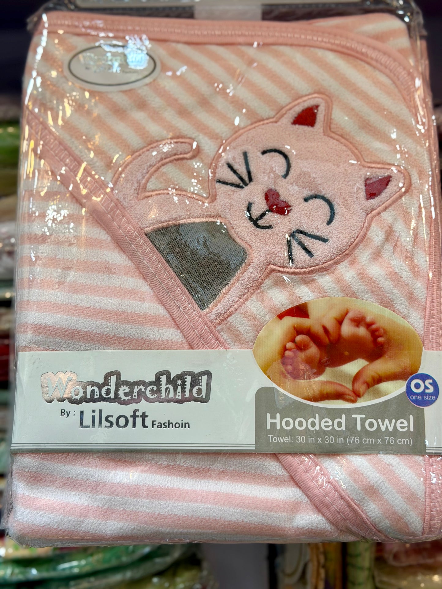 Wonderchild Baby Hooded Bath Towel (0–9 Months)