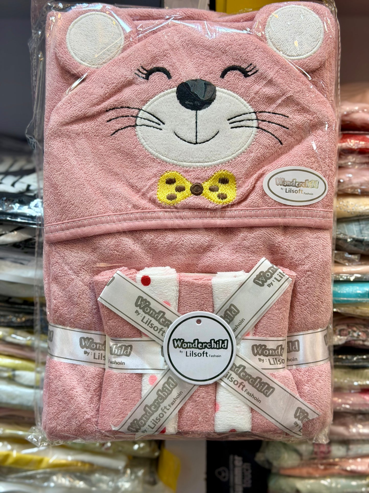 6 Piece Baby Bath Towel Set (0–9 Months)