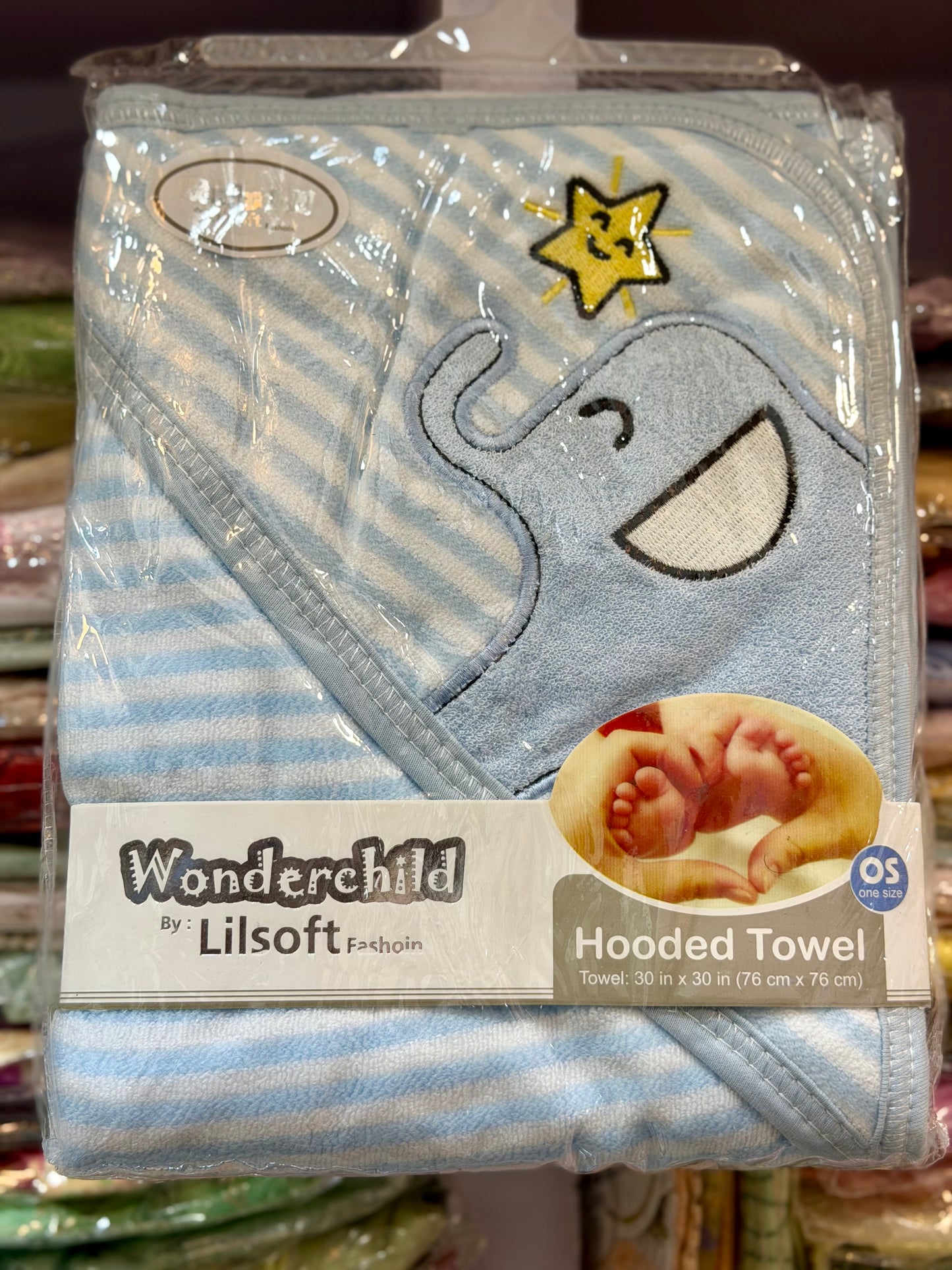 Wonderchild Baby Hooded Bath Towel (0–9 Months)