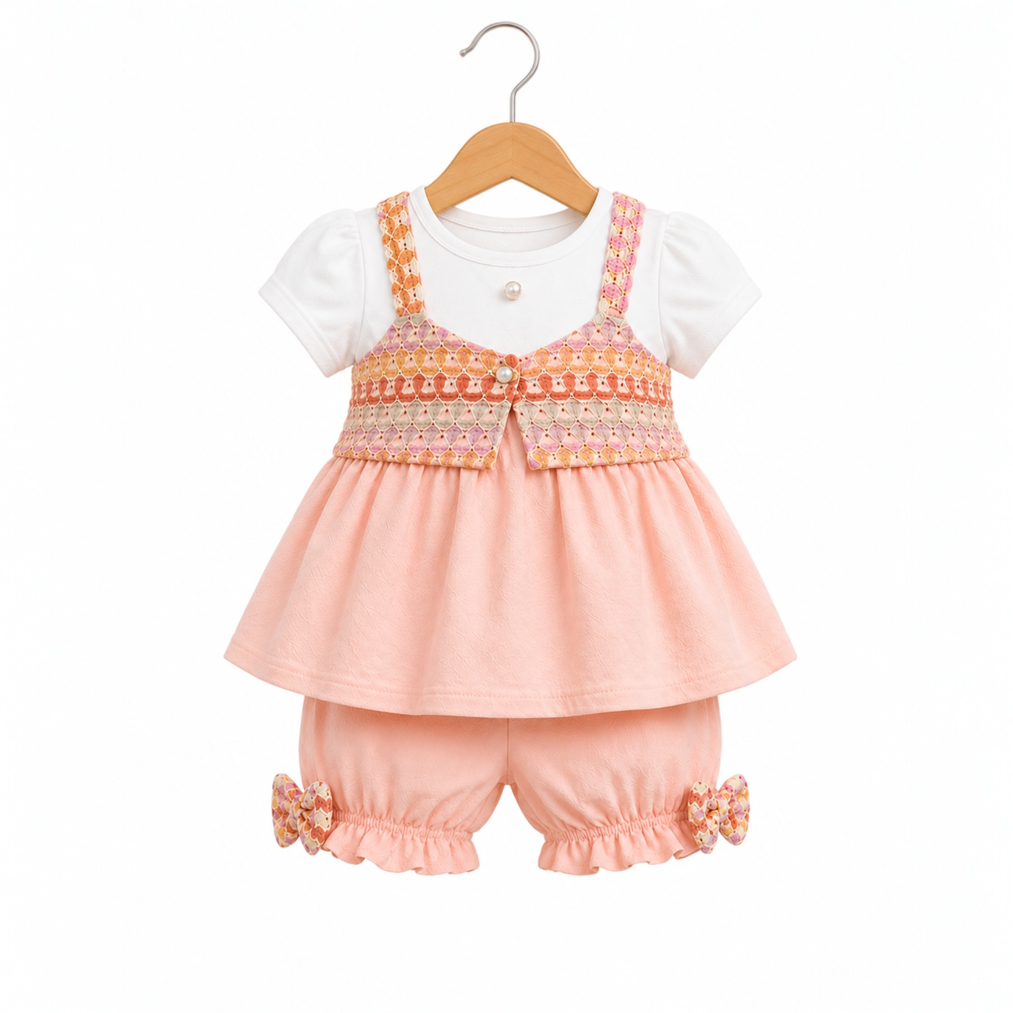 Baby Girls Summer Dress Set 2 Piece Suit
