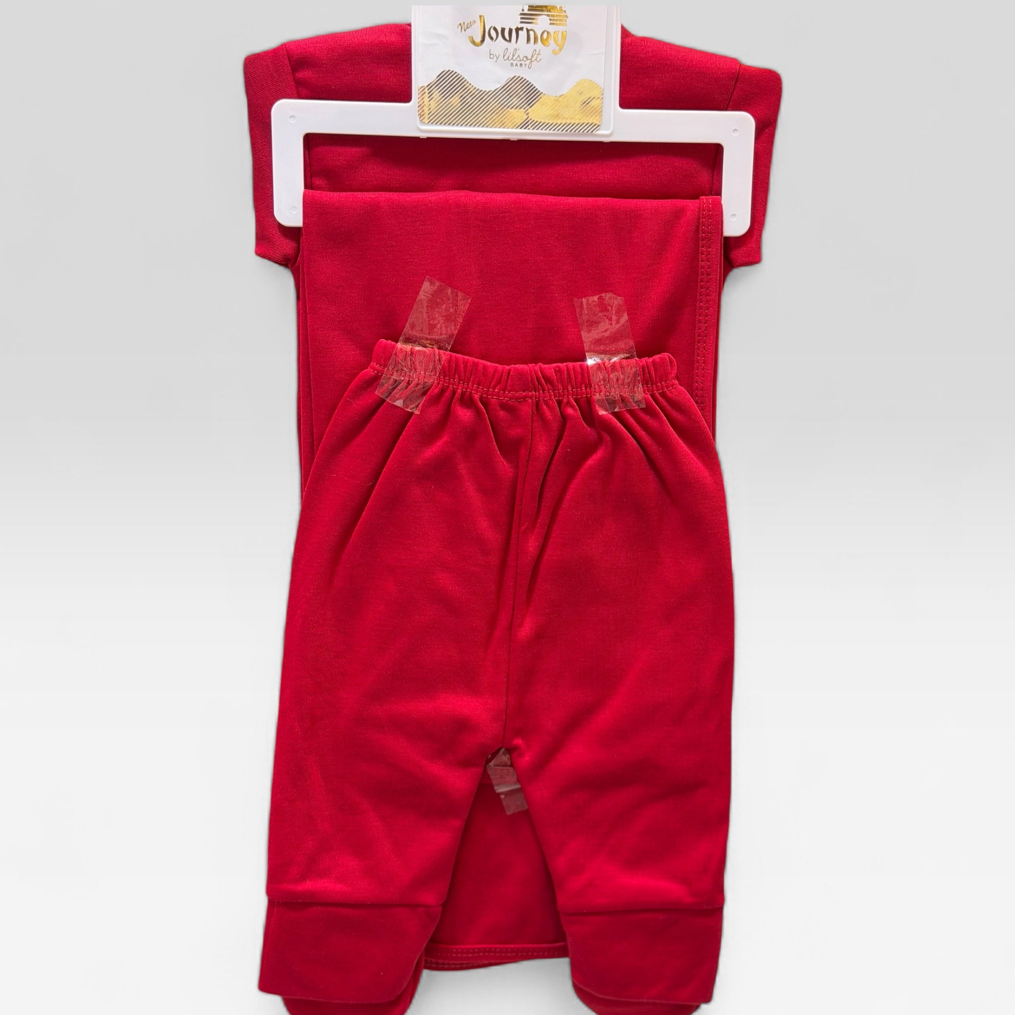 7 Piece Newborn Baby Starter Set – Soft Cotton Round Neck Shirt, Pajama, Bib, Blanket, Cap & Booties
