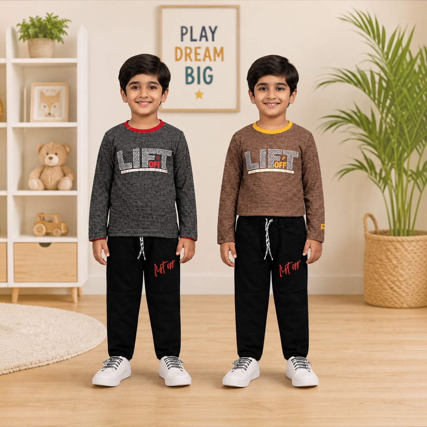 Boys Full Sleeve Tracksuit Set(1-5Years)