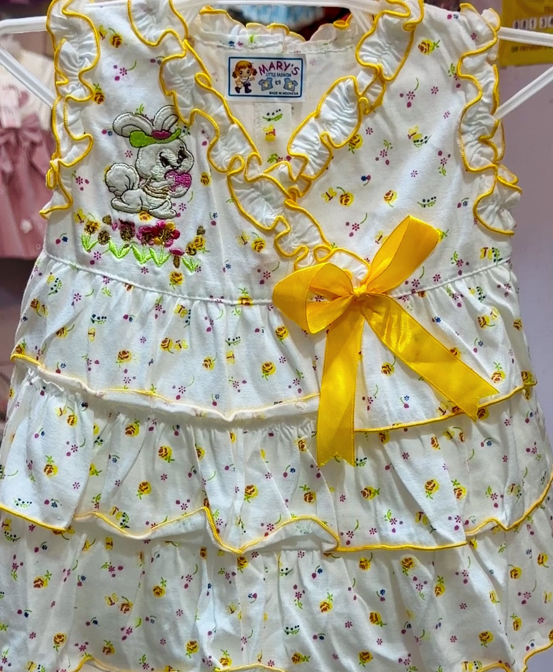 Baby Girls Frill Frock Dress- Soft Summer Wear